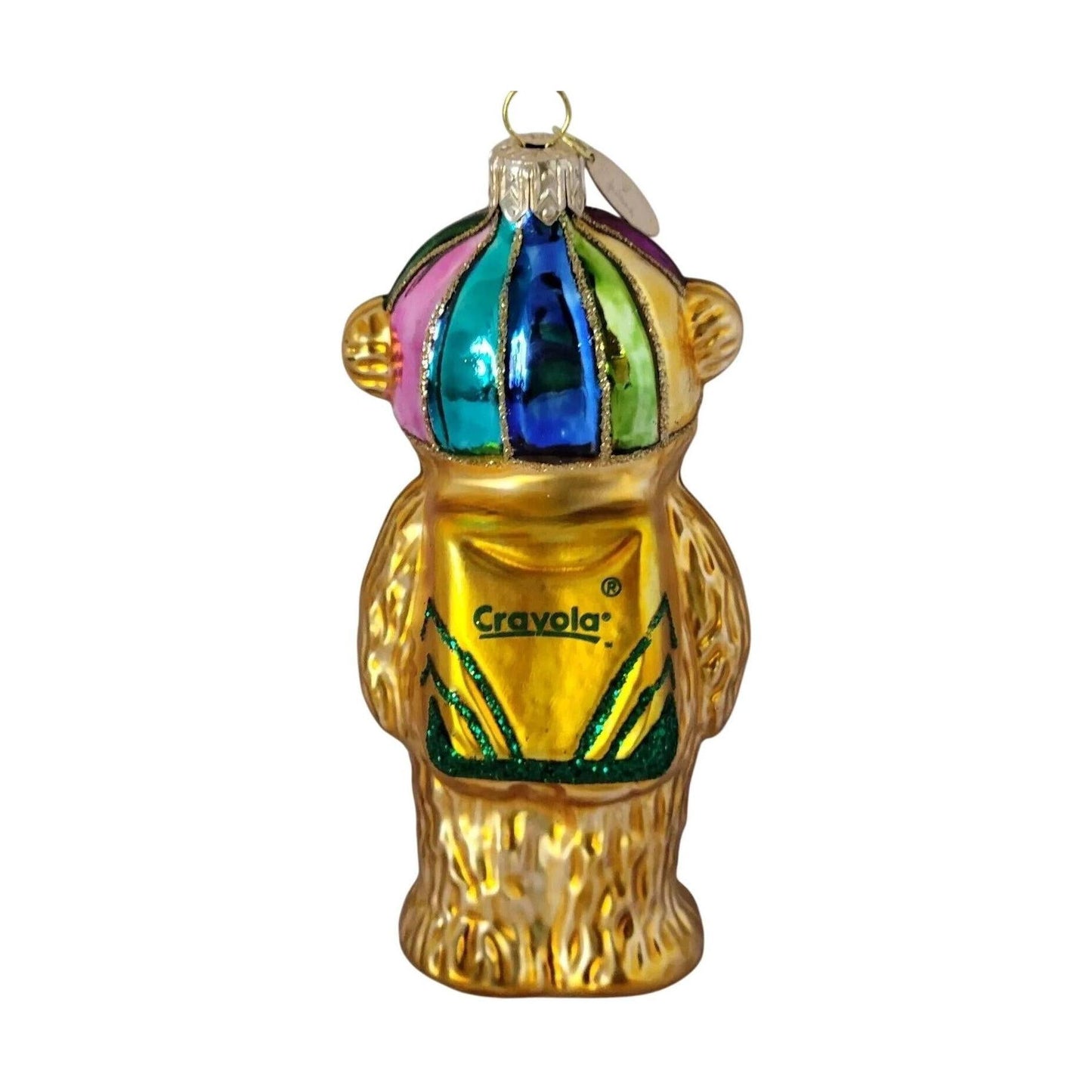 2000 Backpack Bear - Blown Glass (Crayola)