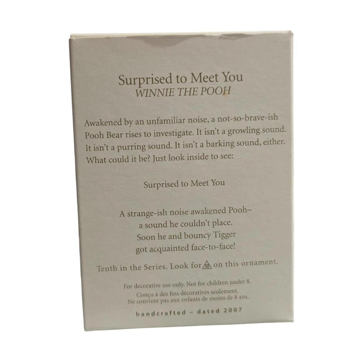 2007 Surprised to Meet You (Winnie the Pooh)