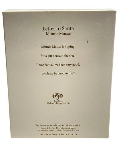 2008 Letter to Santa (Mickey Mouse & Friends)