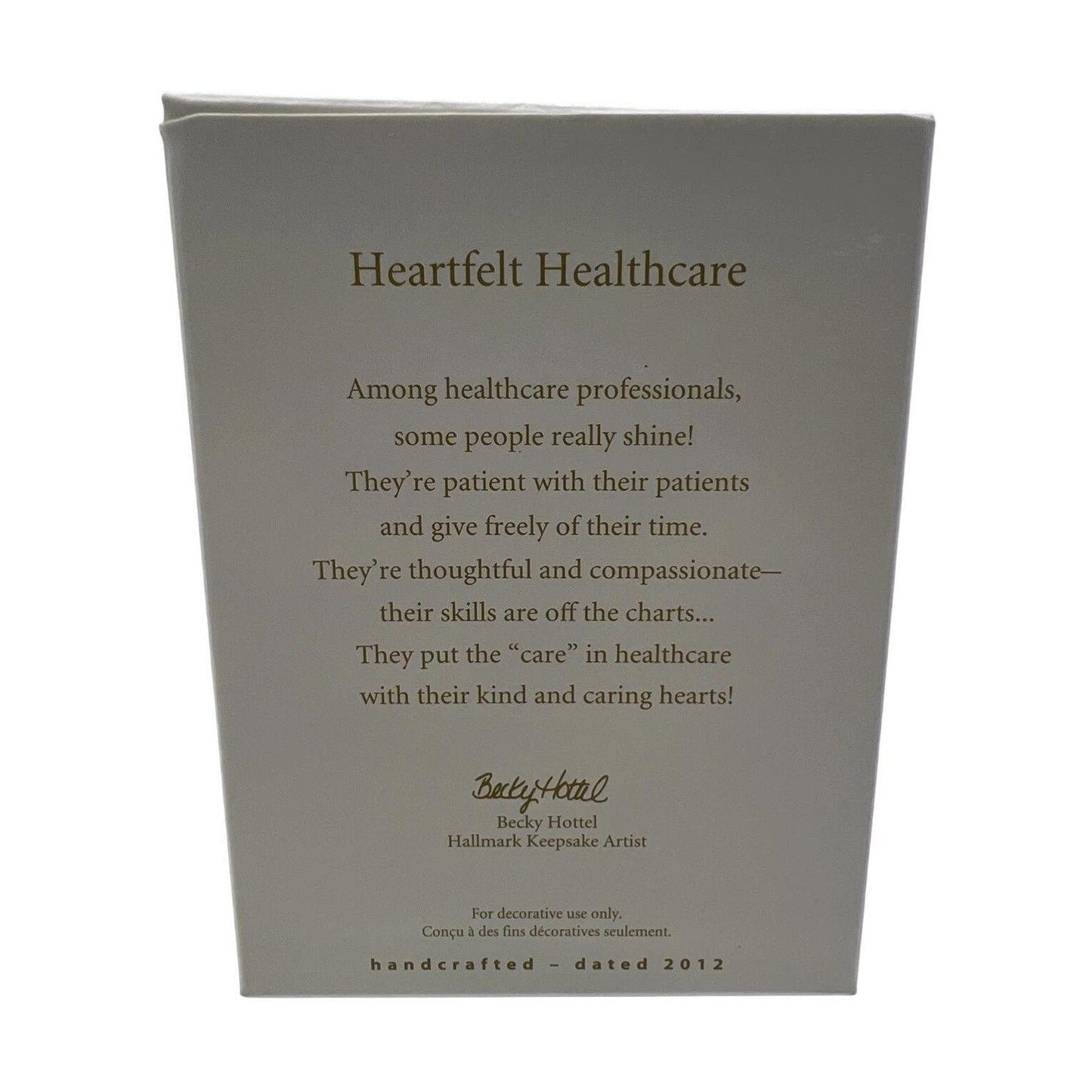 2012 Heartfelt Healthcare Workers (Healthcare Workers)