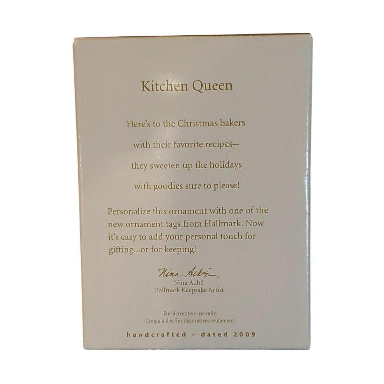 2009 Kitchen Queen (Nina's Reindeer)