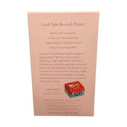 2008 Cool Yule Record Player (Vinyl Record Player)