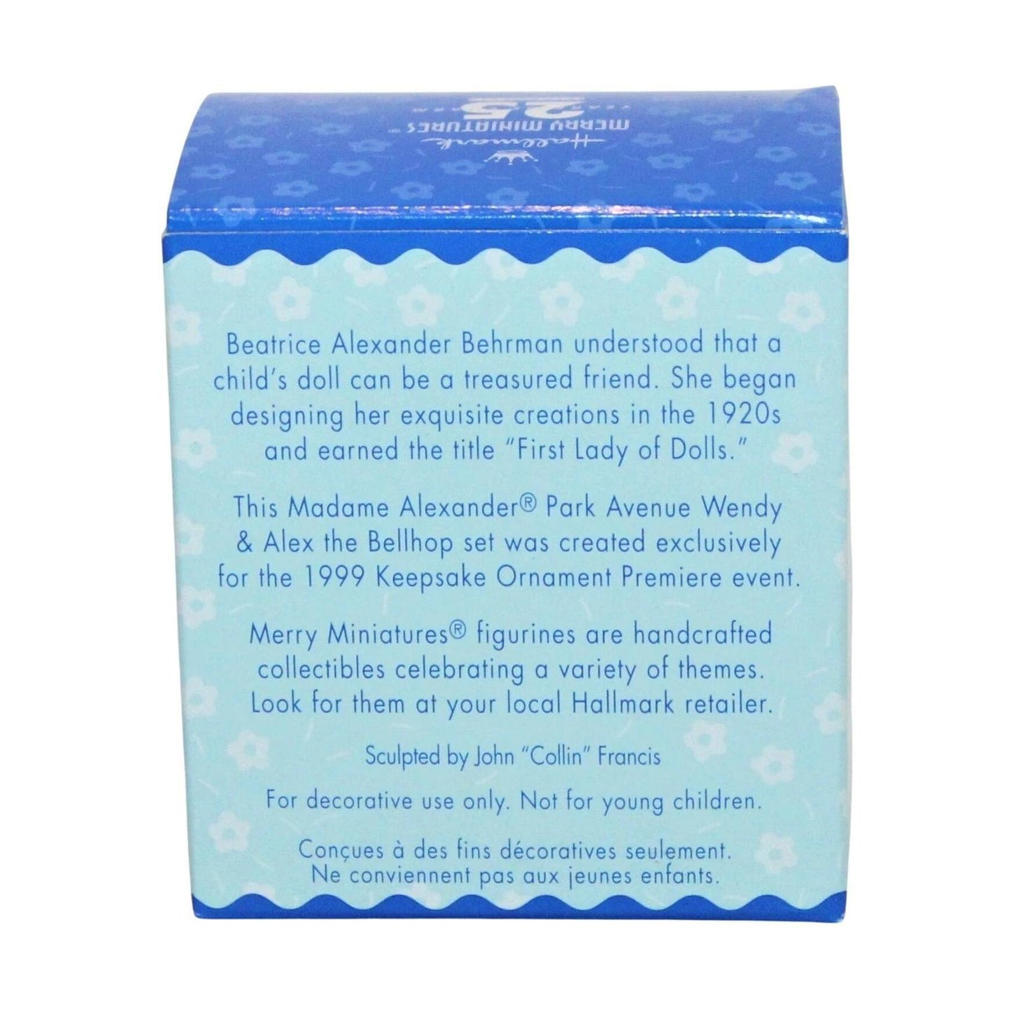 1999 Park Avenue Wendy & Alex the Bellhop (Madame Alexander)