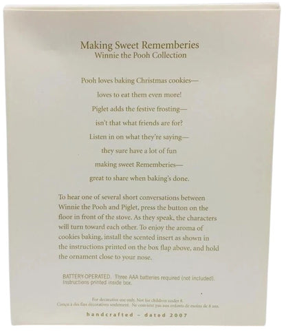 2007 Making Sweet Rememberies (Winnie the Pooh)