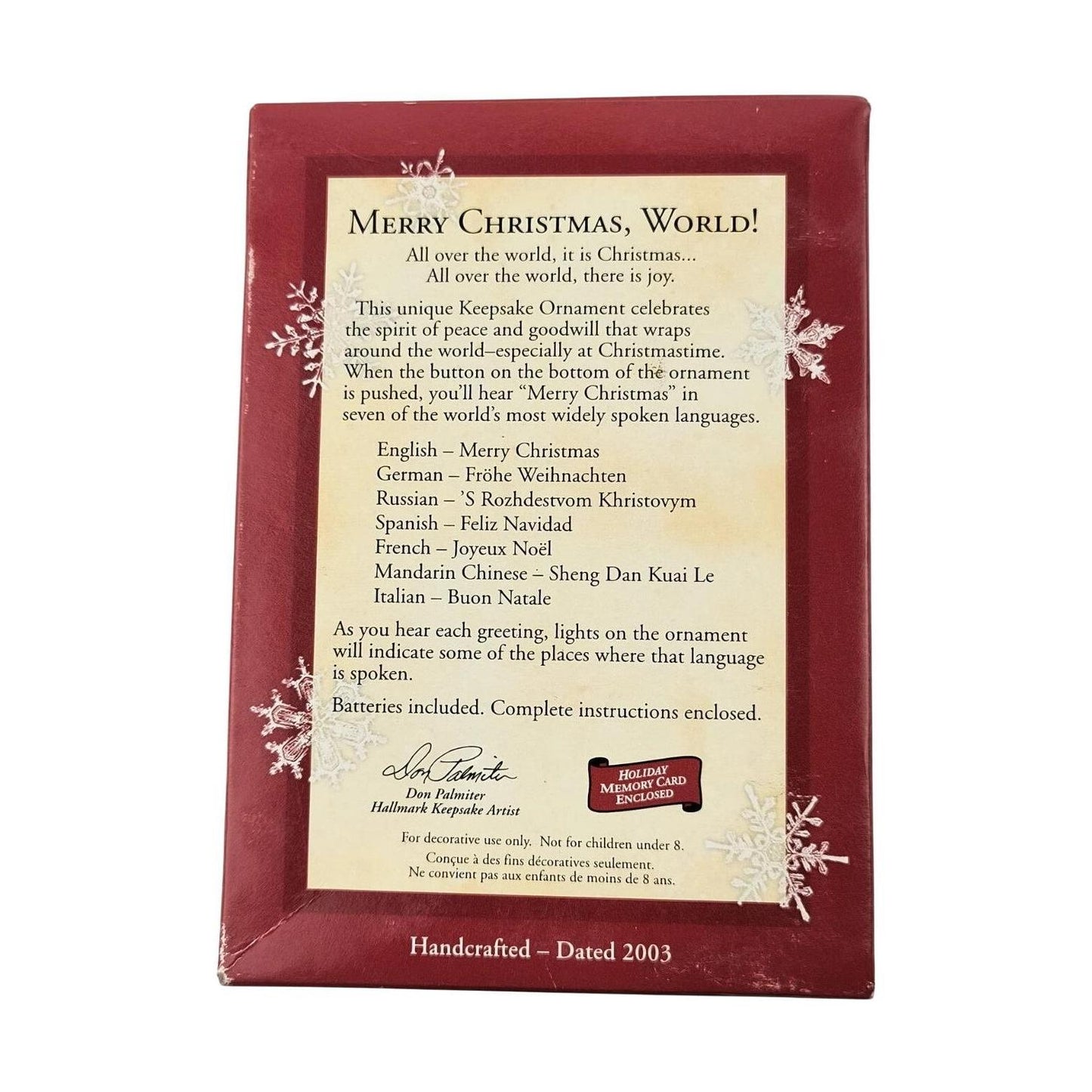 2003 Merry Christmas World! (Santa Claus)