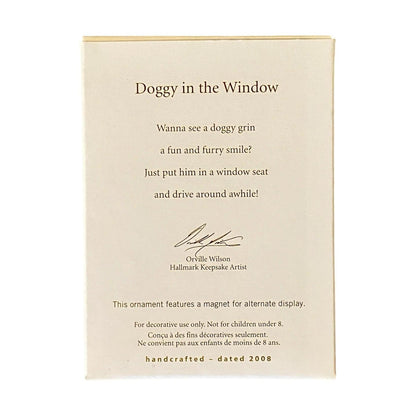 2008 Doggy in the Window (Photo Holder)