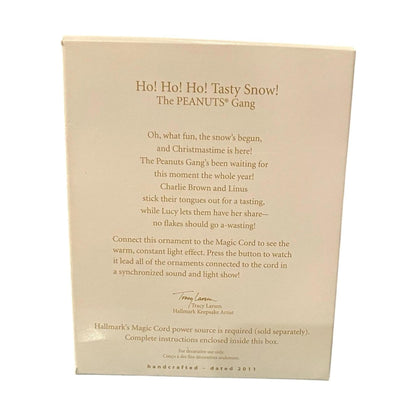 2010 Ho! Ho! Ho! Tasty Snow! (Peanuts)