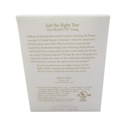 2009 Just the Right Tree (Peanuts)