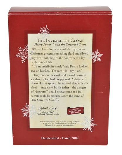 2002 The Invisibility Cloak (Harry Potter and the Sorcerer's Stone)