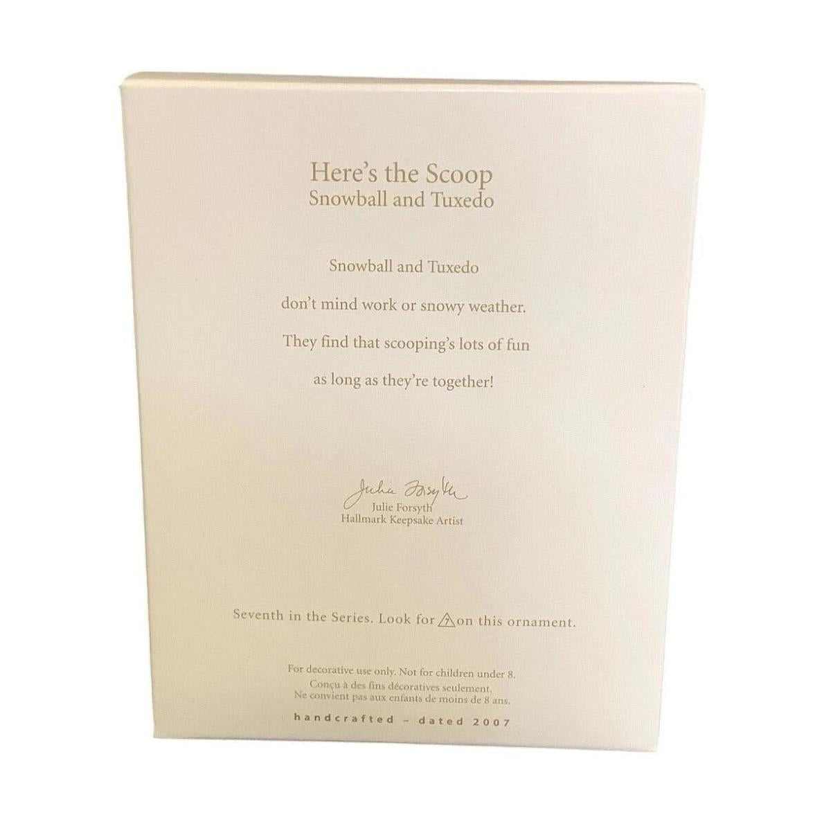 2007 Here's the Scoop (Snowball and Tuxedo)