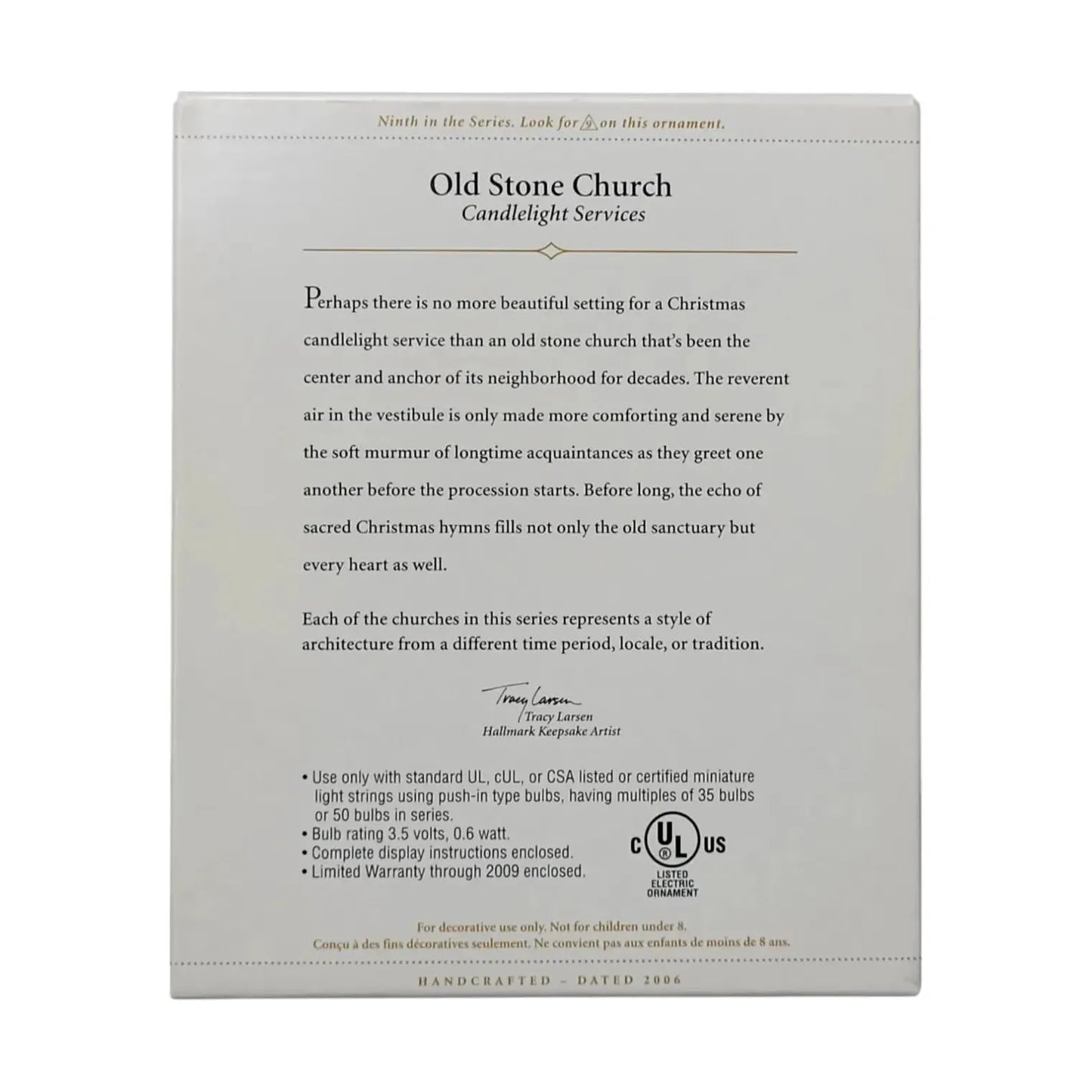 2006 Old Stone Church (Candlelight Services)