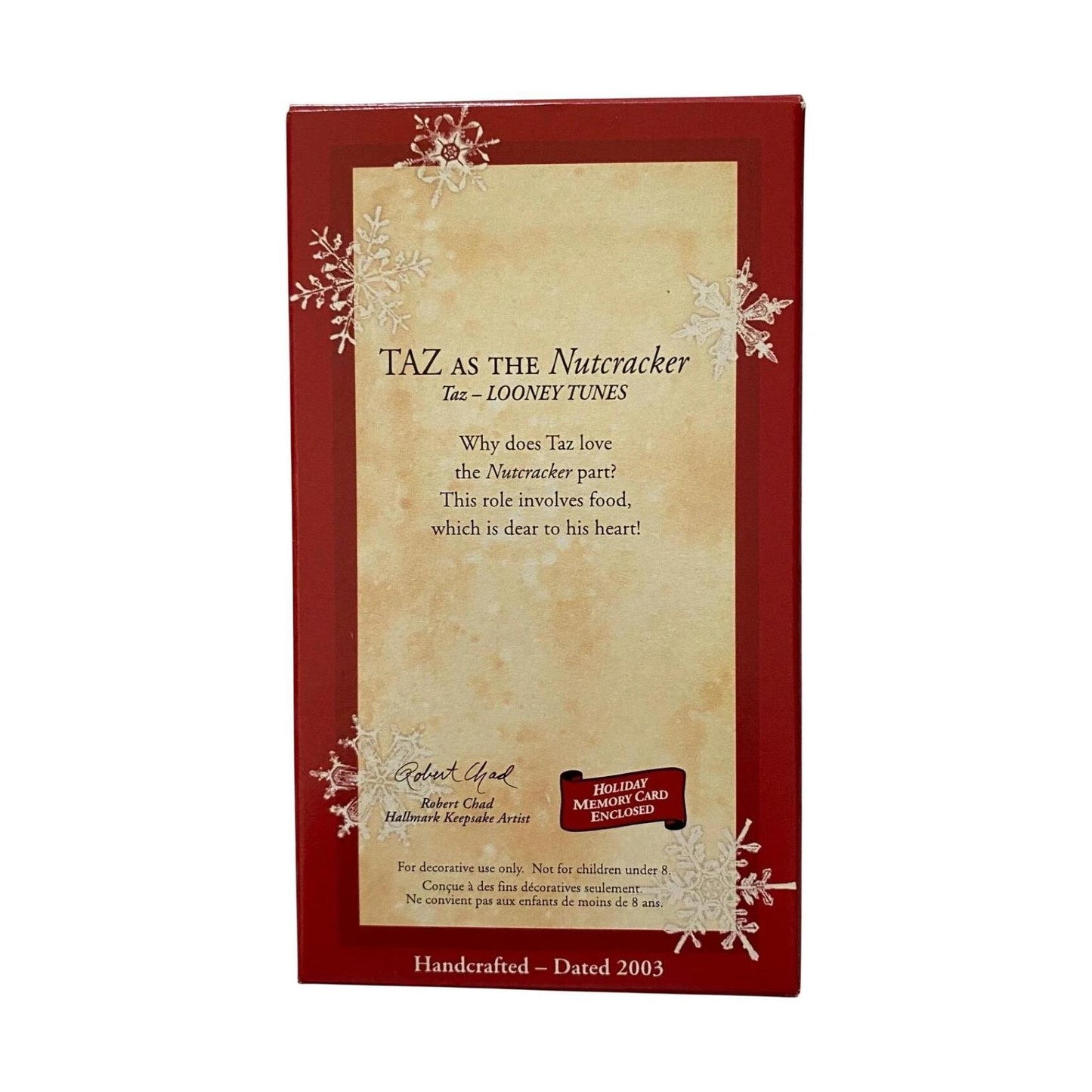 2003 Taz as the Nutcracker (Looney Tunes)