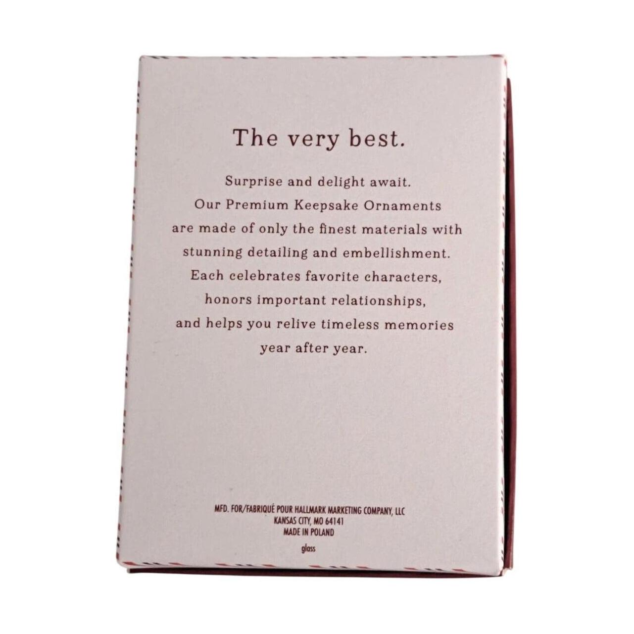 2018 Miniature Decorative Ornaments, Set of 6 (Blown Glass)