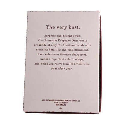 2018 Miniature Decorative Ornaments, Set of 6 (Blown Glass)