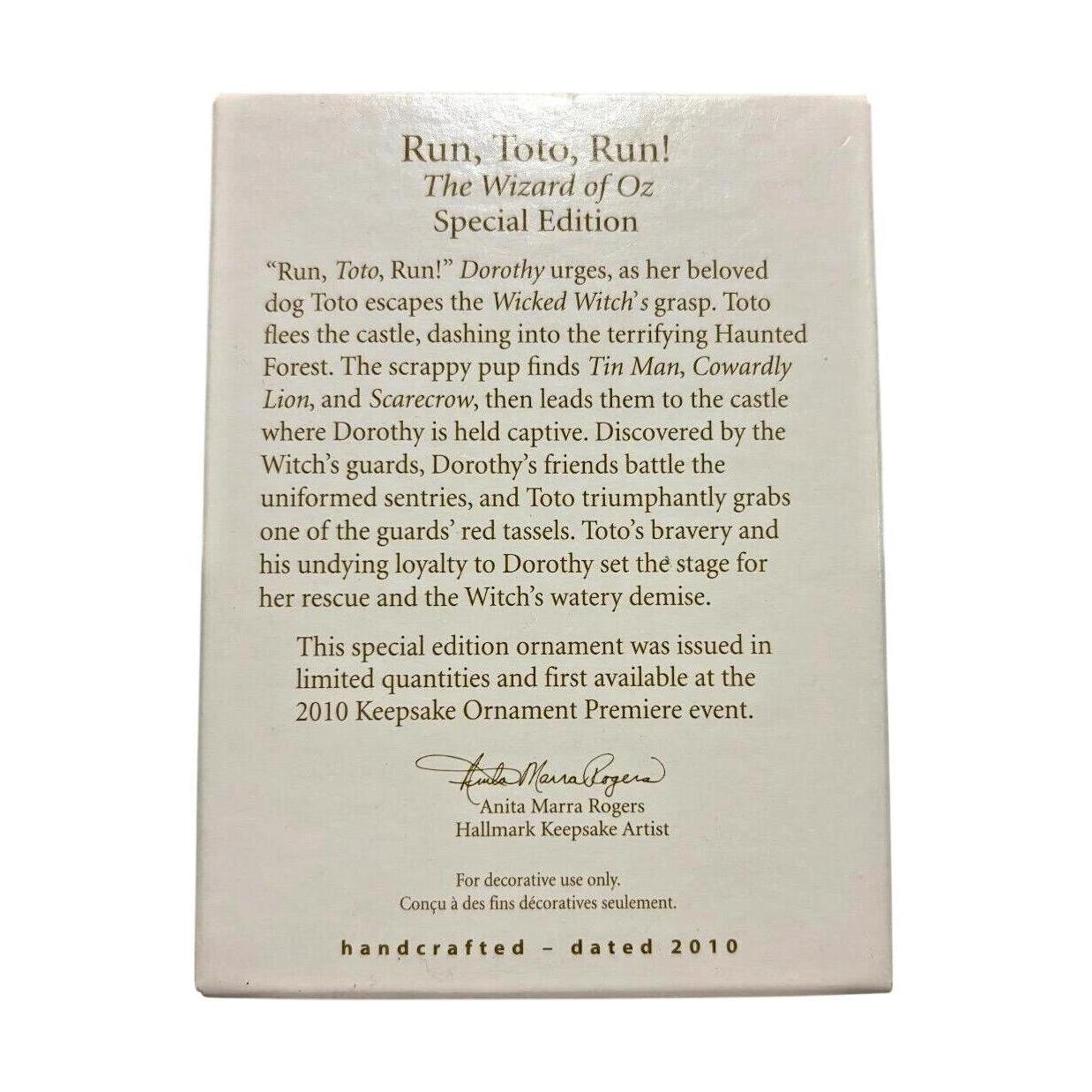 2010 Run, Toto, Run! (The Wizard of Oz)