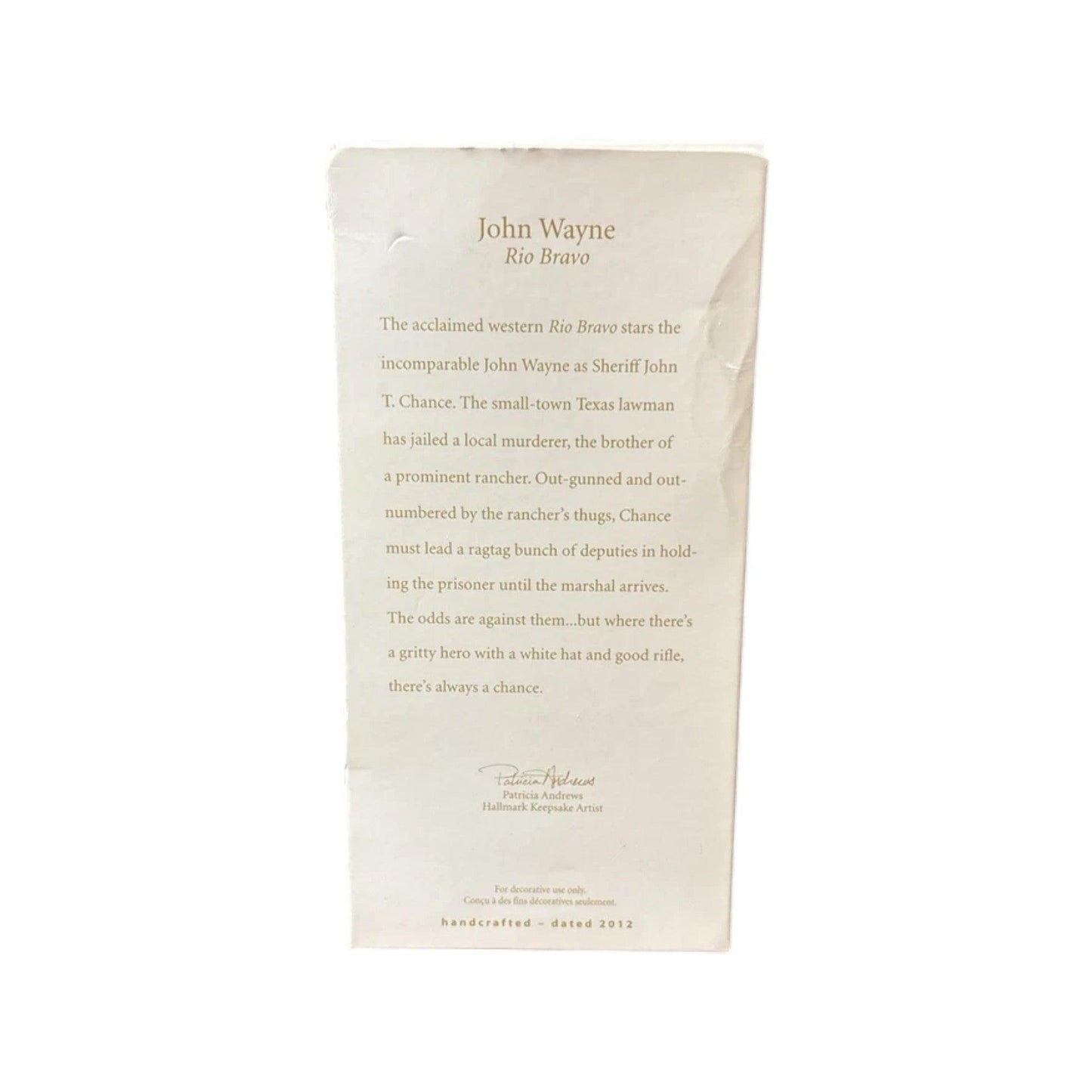 2012 John Wayne (Rio Bravo)