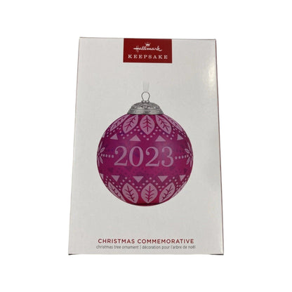 2023 Christmas Commemorative #11 - BlownGlass Ball (Christmas Commemorative)
