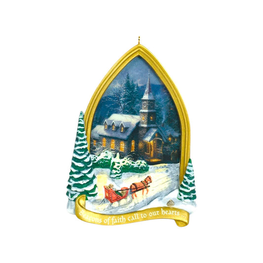 2002 Sunday Evening Sleigh Ride (Thomas Kinkade)