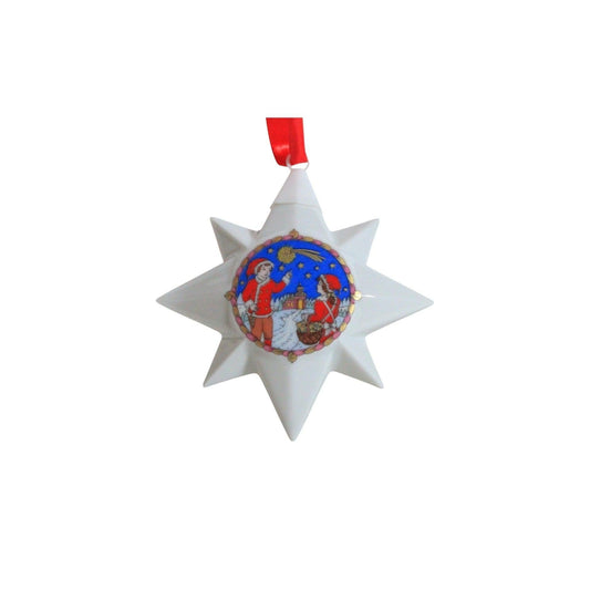 Snowy Scene Star Ornament: Spread Joy & Festivity this Holiday Season Image1