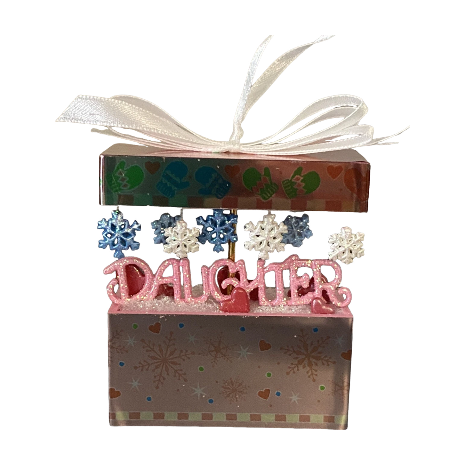 Vintage A Daughter is a Gift (Family) Carlton Cards Heirloom Ornament CXOR-026P Image1