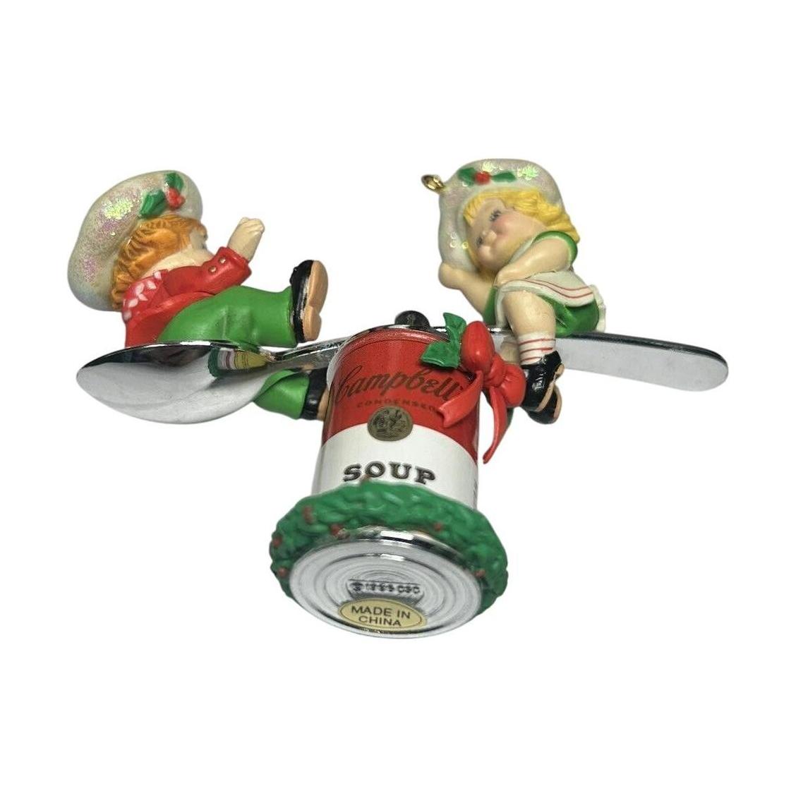 Vintage A Hearty Christmas Carlton Cards Ornaments (Campbell's Soup) CXOR-090T Image4