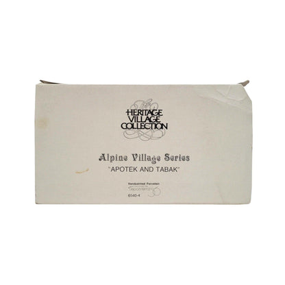 Vintage Apotek and Tabak - Alpine Village Series Department 56 1694818 Image5