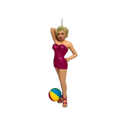 Vintage Bathing Beauty Marilyn Carlton Cards Ornaments (Marilyn Monroe) CXOR-071C Image1