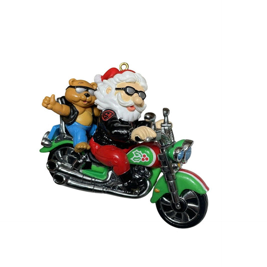 Vintage Born to be Merry Carlton Cards Ornaments (Motorcycle) CXOR-120C Image1