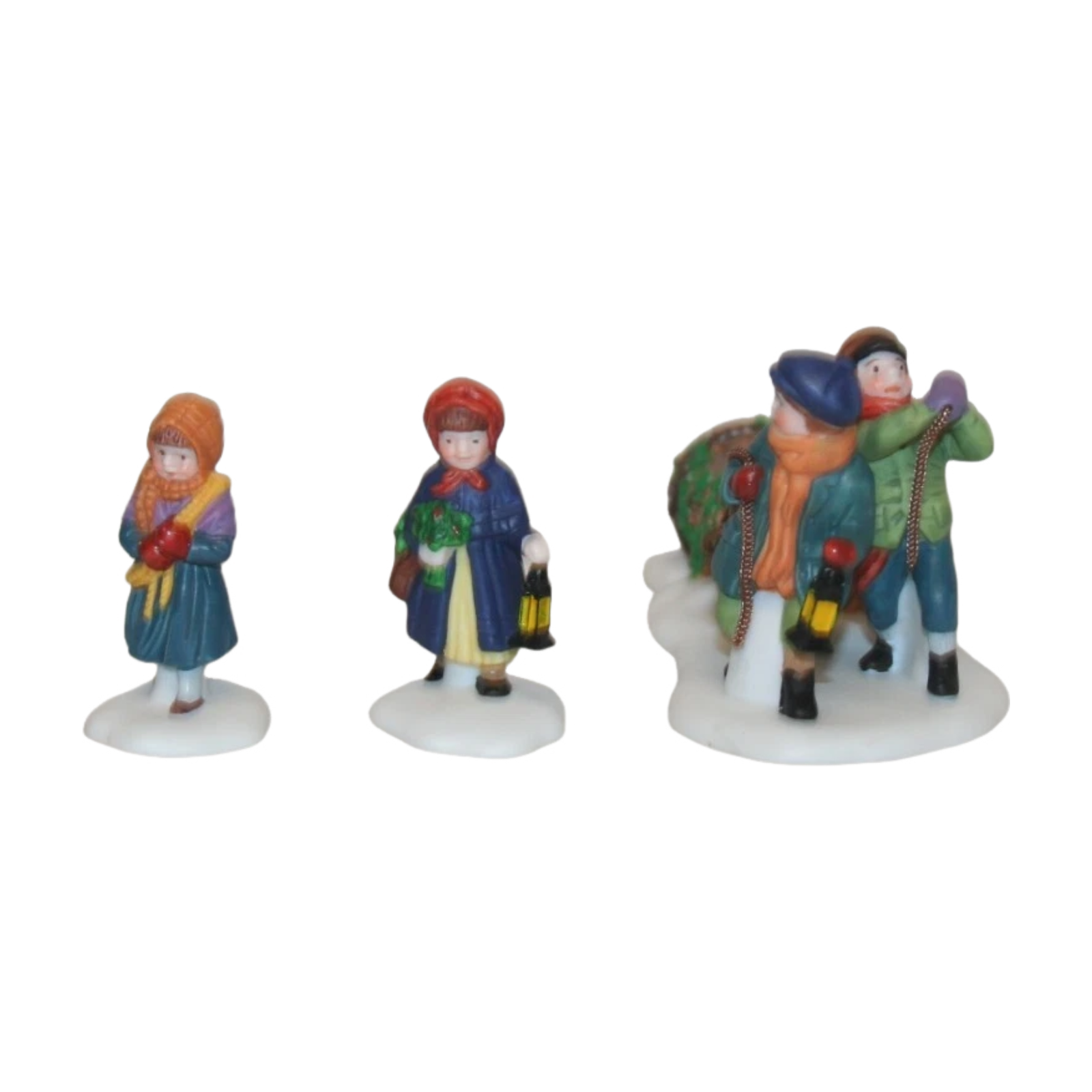 Vintage Bringing Home The Yule Log Department 56 1336059 Image1