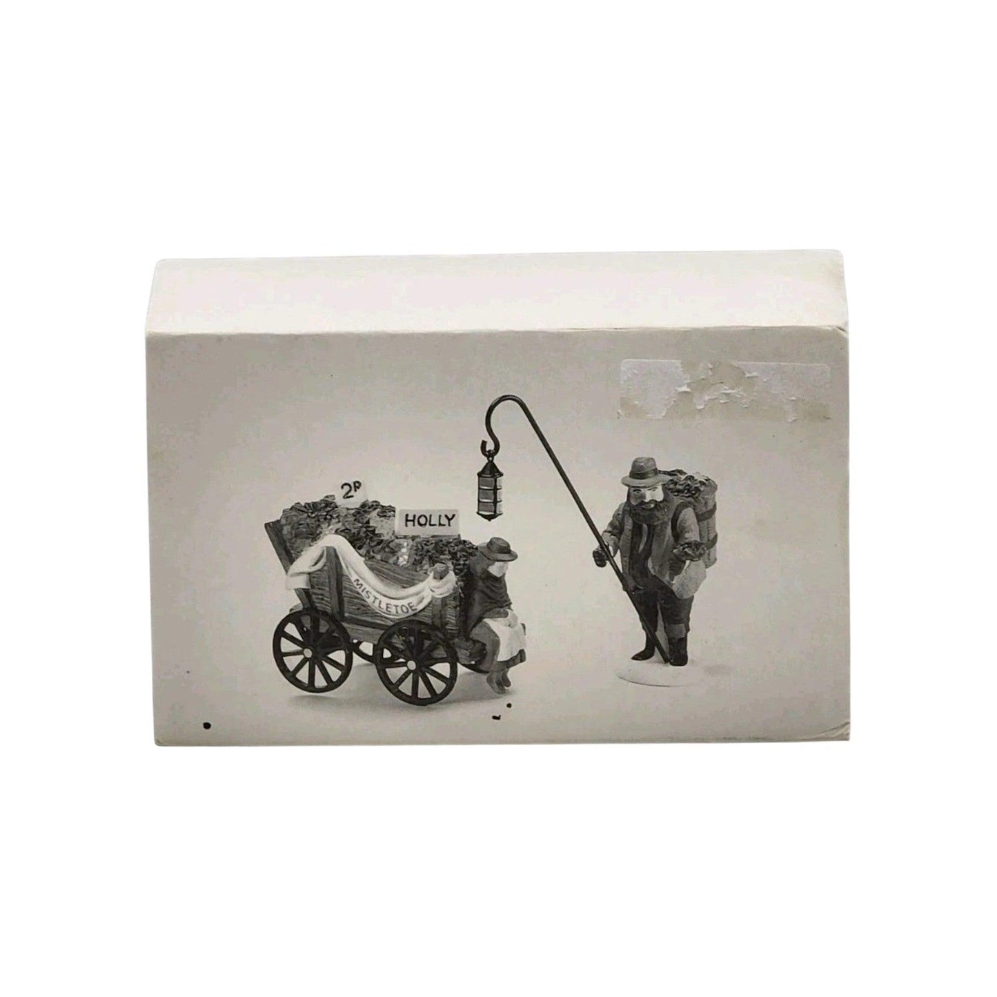 Vintage Chelsea Market Mistletoe Monger & Cart Setof 2 Department 56 1433975 Image2