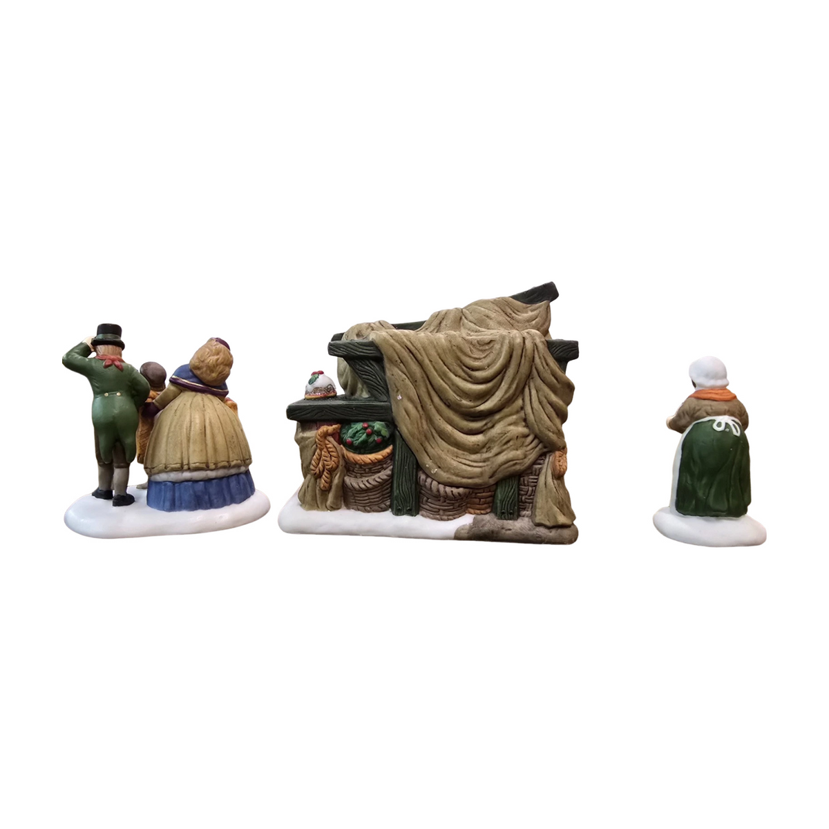 Vintage Christmas Pudding Costermonger Set of 3 Department 56 58408 Image5