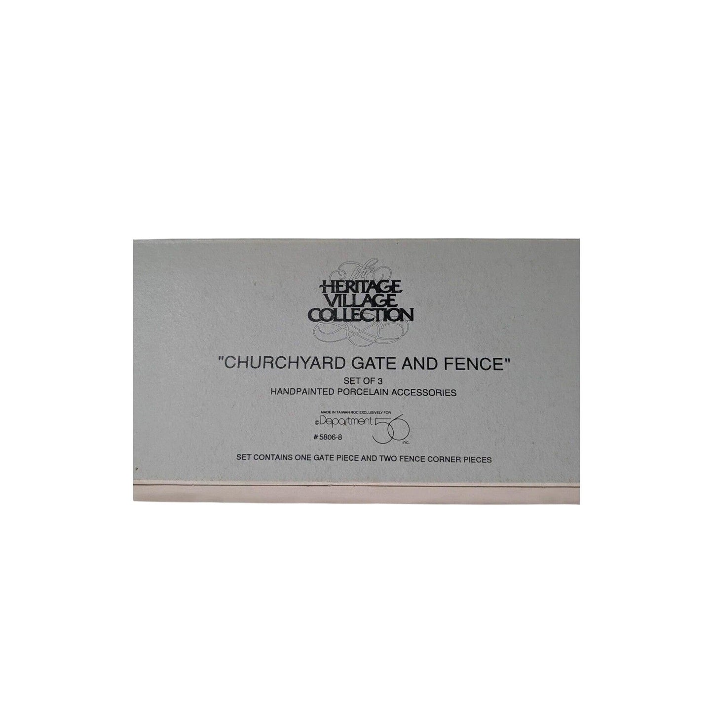 Vintage Churchyard Gate and Fence Set of 3 Department 56 1426851 Image4