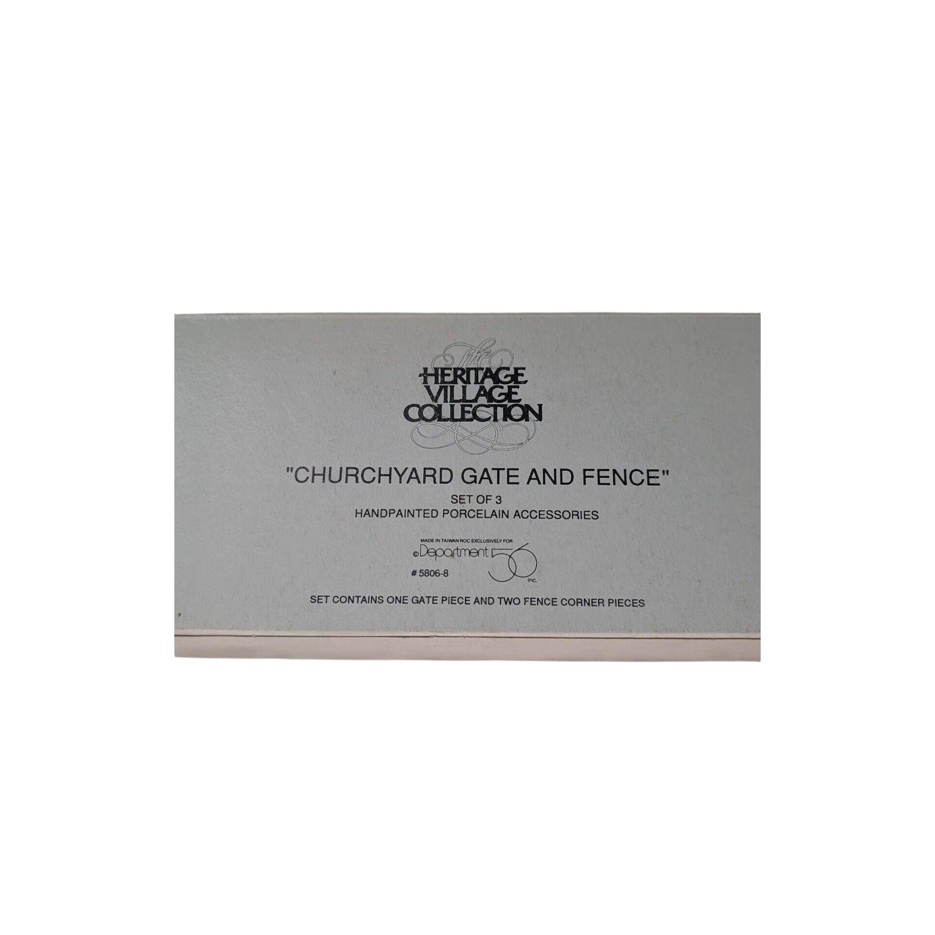 Vintage Churchyard Gate and Fence Set of 3 Department 56 1426851 Image4