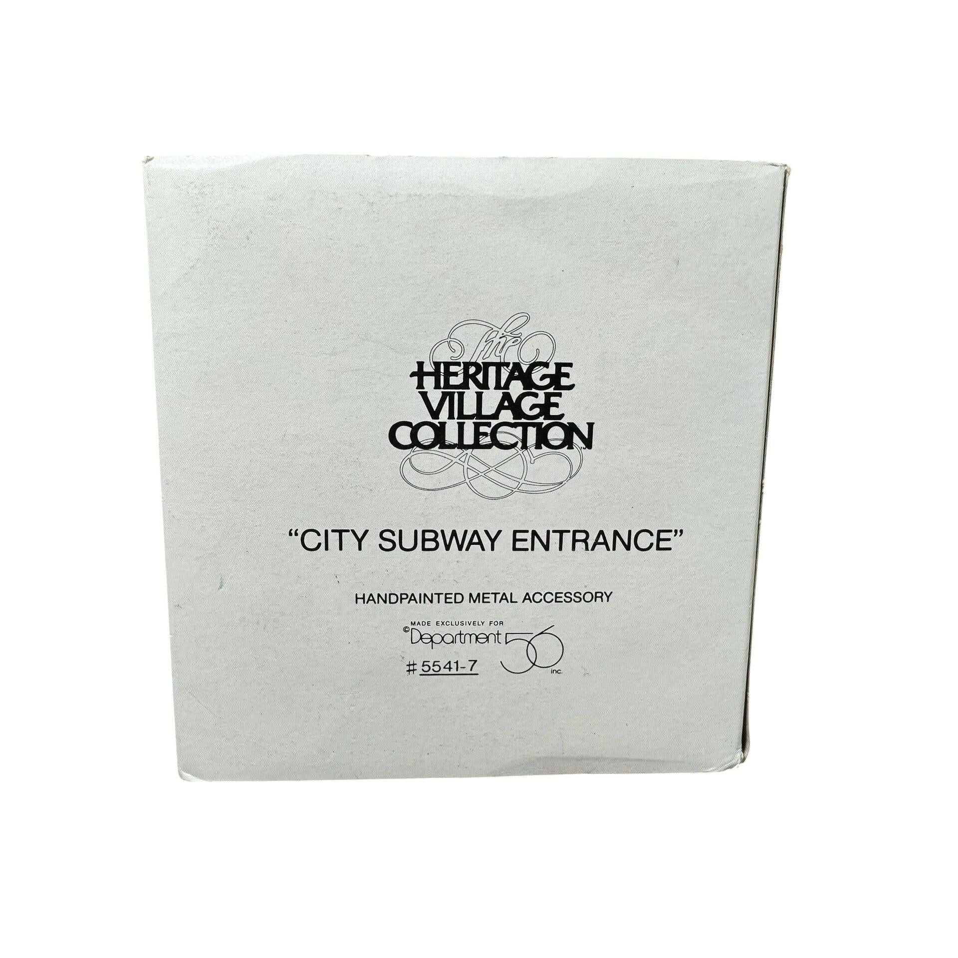 Vintage City Subway Entrance Department 56 1330031 Image6
