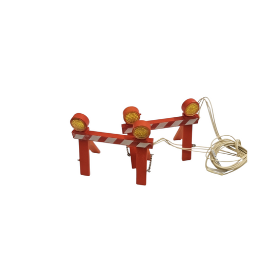 Vintage Contruction Lights Set of 2, Battery Operated Department 56 52680 Image1