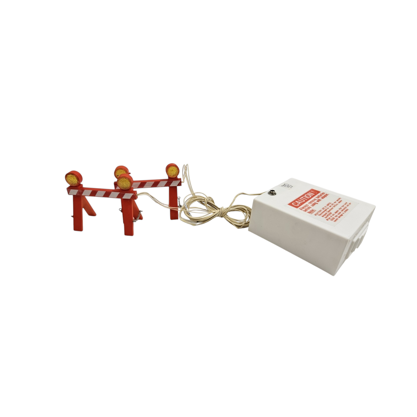 Vintage Contruction Lights Set of 2, Battery Operated Department 56 52680 Image3