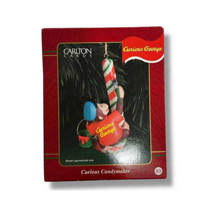 Vintage Curious Candymaker Carlton Cards Ornaments (Curious George) by Carlton Cards CXOR-050C Image2