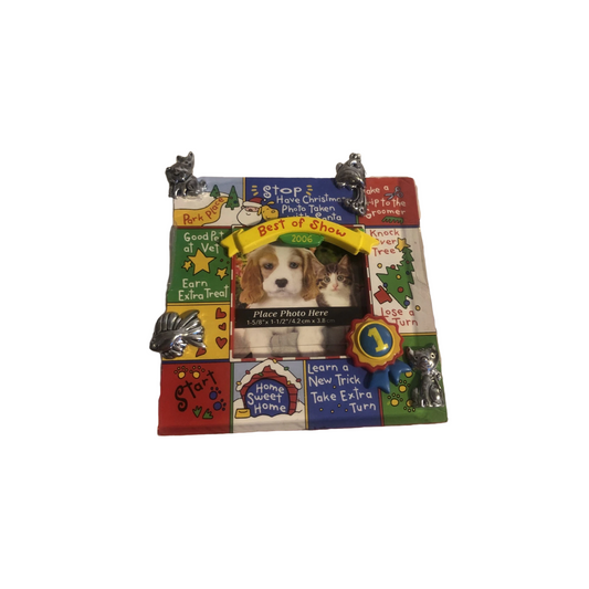 Vintage Family Pet Photo Pholder Carlton Cards Ornaments (Photo Holder) by Carlton Cards CXOR-032N CXOR-032N Image1