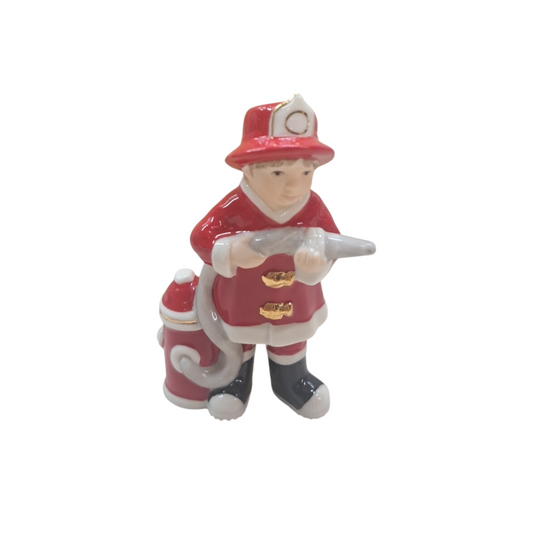 Vintage Fireman Firefighter Lenox Ornament 842516 Image1