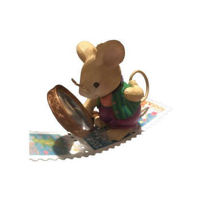 Vintage "First Class" Fun Carlton Cards Ornaments (Mouse) CXOR-109G Image5