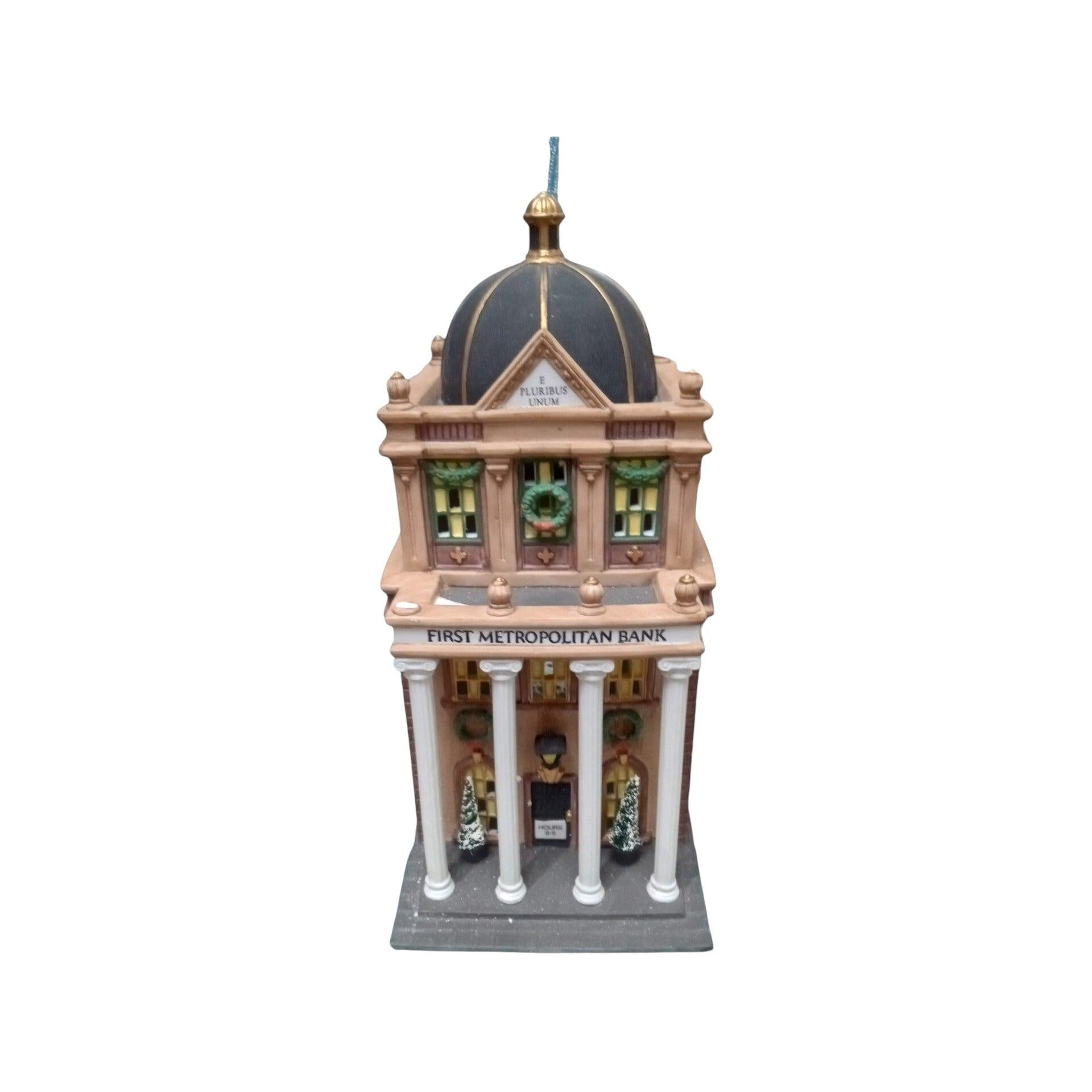 Vintage First Metropolitan Bank - Christmas in the City Series Department 56 1454457 Image5