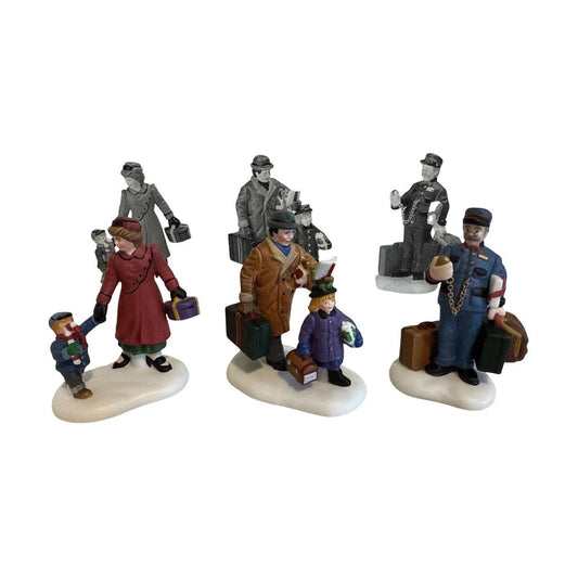 Vintage Going Home for the Holidays Set of 3 Department 56 58896 Image1