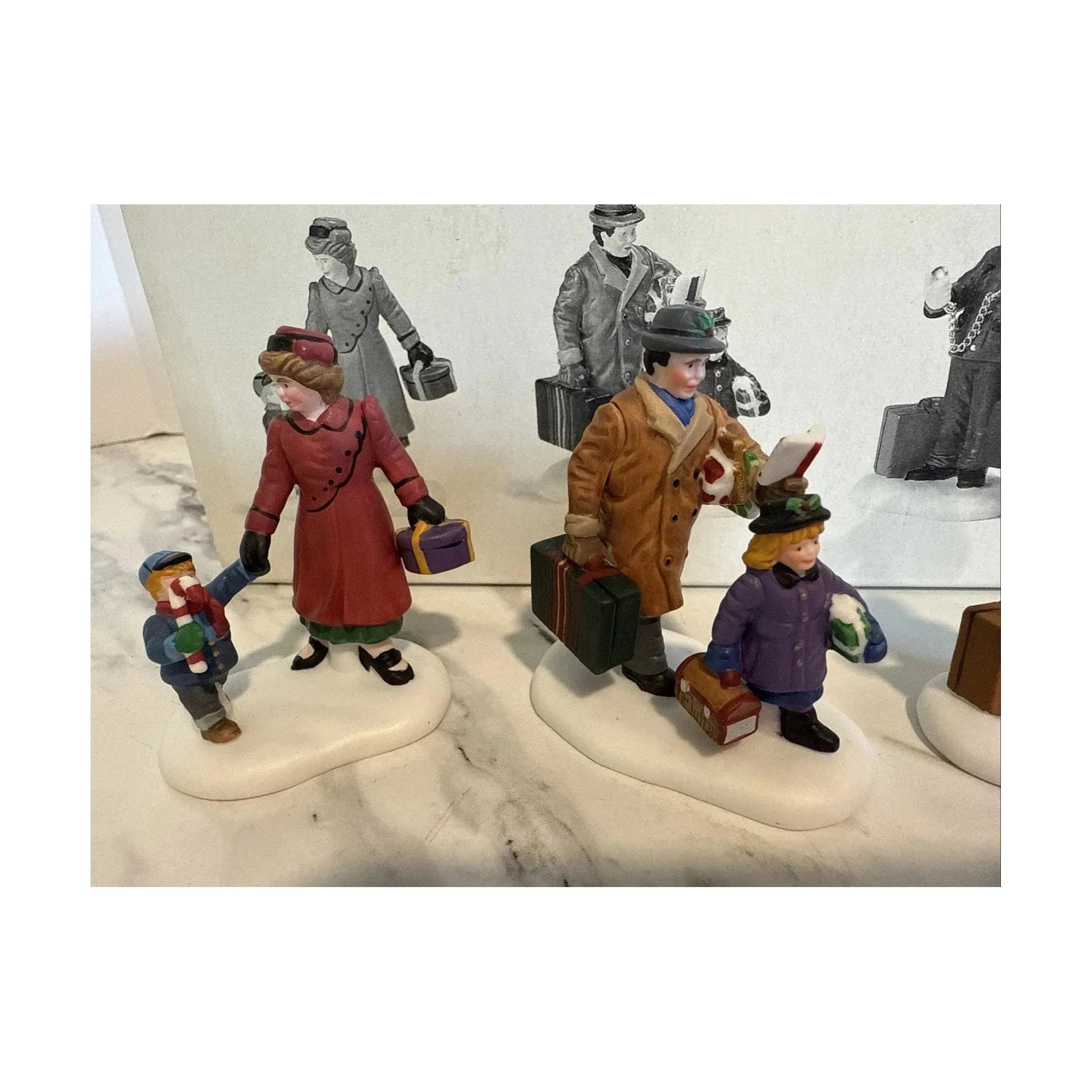 Vintage Going Home for the Holidays Set of 3 Department 56 58896 Image3