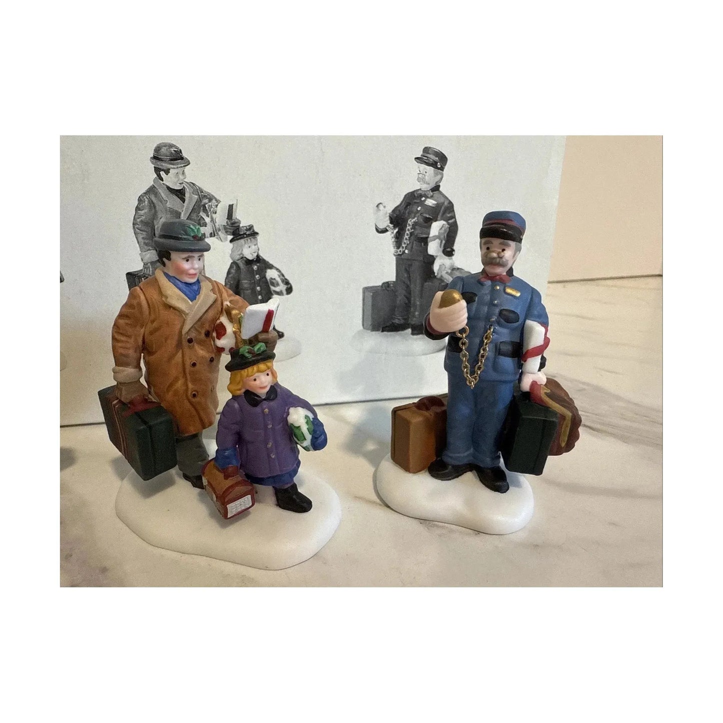Vintage Going Home for the Holidays Set of 3 Department 56 58896 Image4