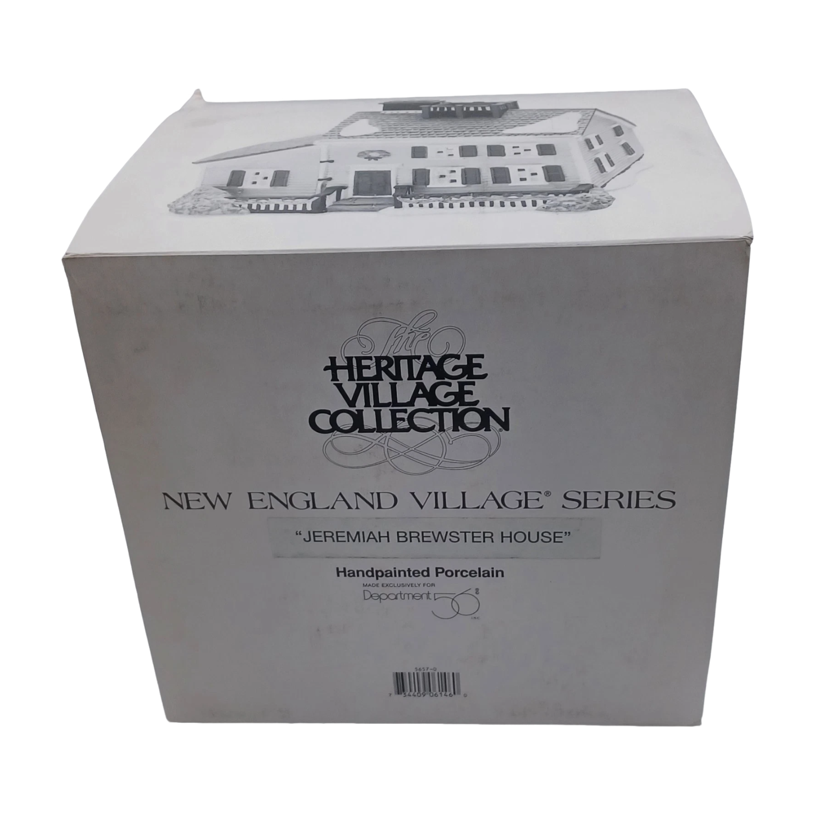 Vintage Jeremiah Brewster House - New England Village Series Department 56 5657-0 Image2