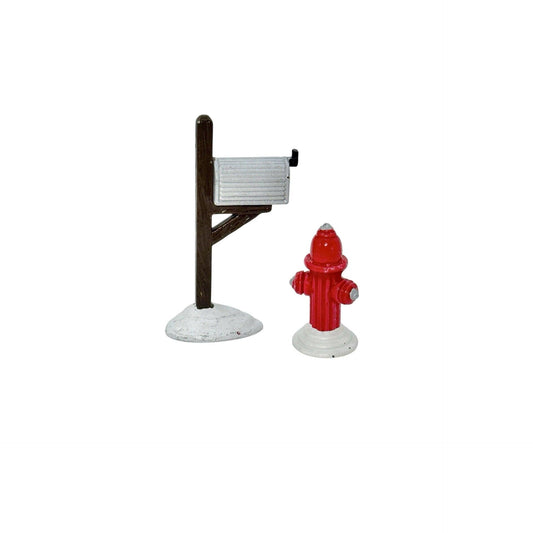 Vintage Mail Box / Fire Hydrant Set of 2 Department 56 1321174 Image1