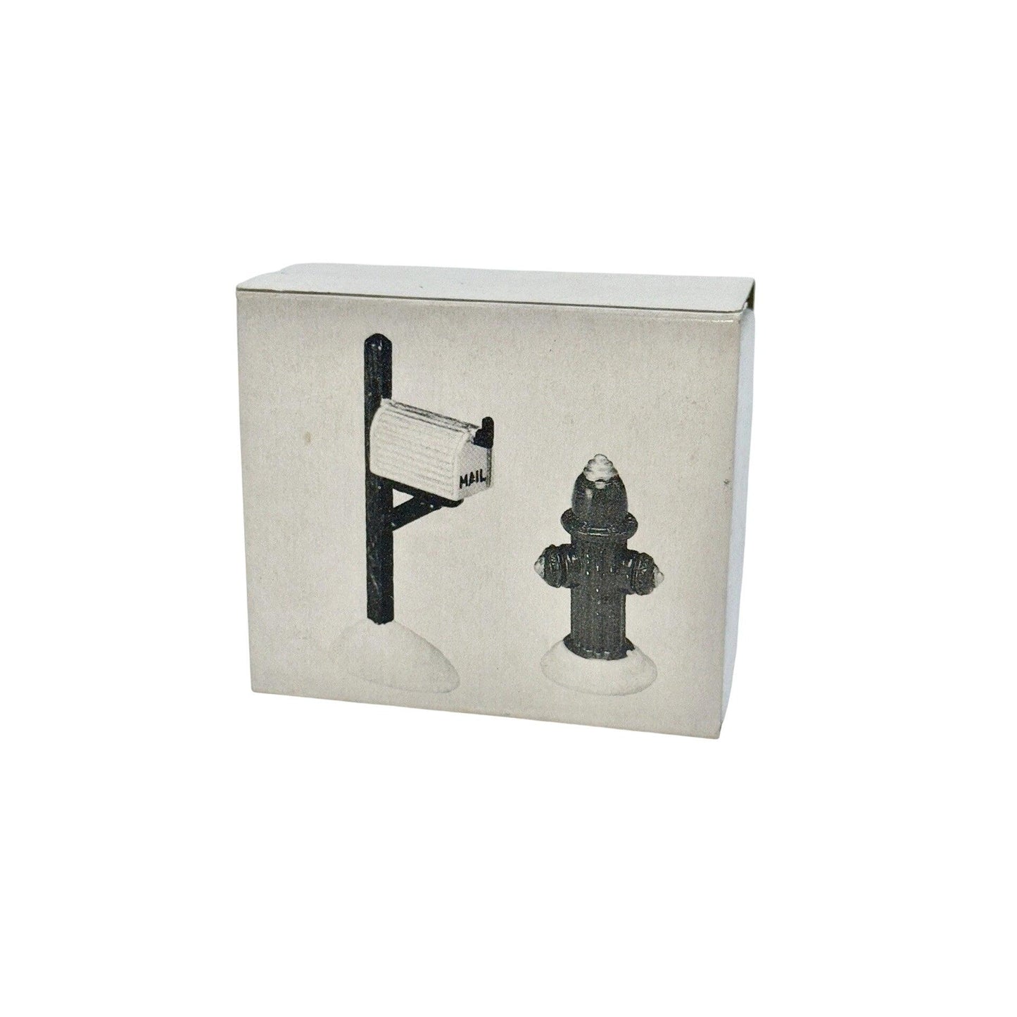 Vintage Mail Box / Fire Hydrant Set of 2 Department 56 1321174 Image2