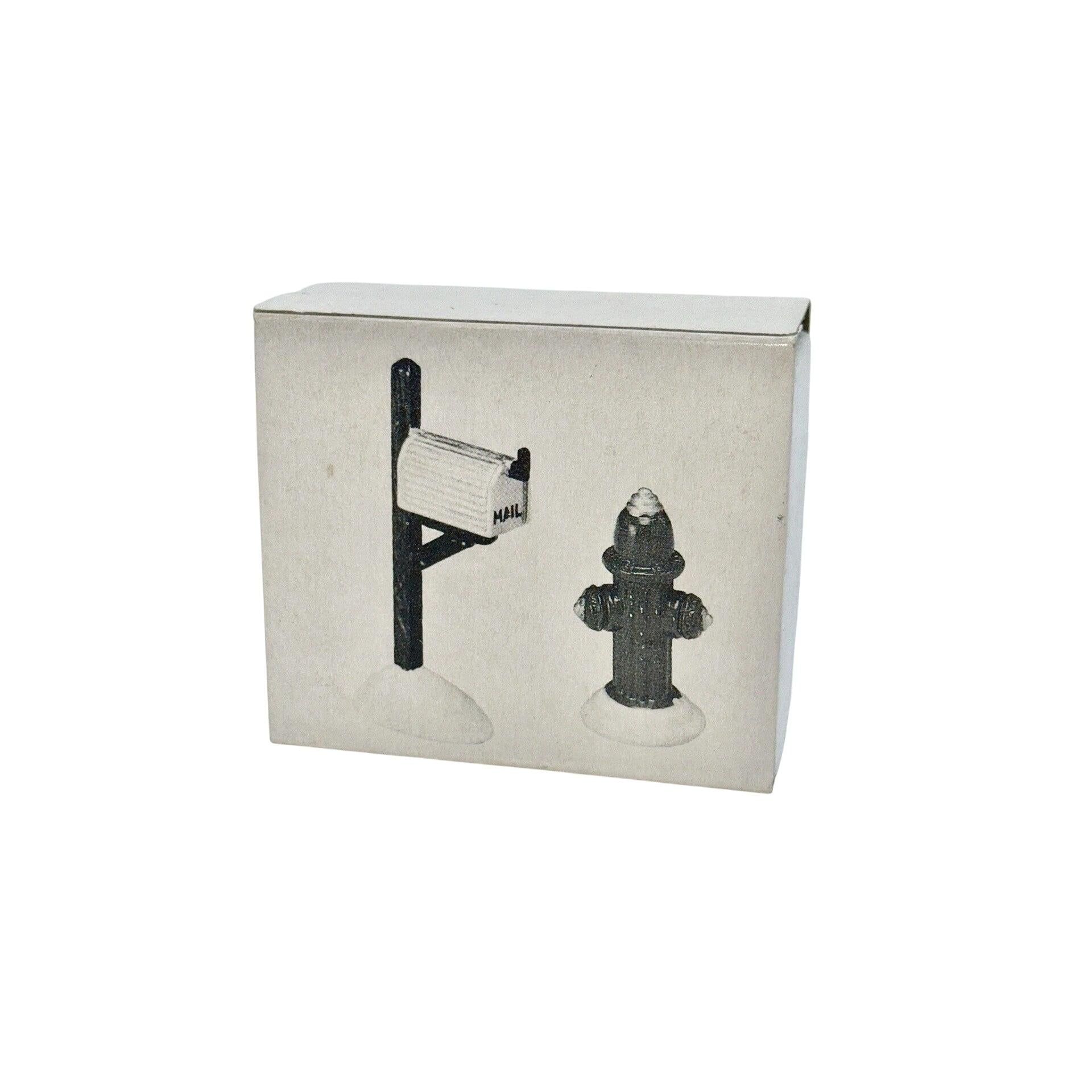 Vintage Mail Box / Fire Hydrant Set of 2 Department 56 1321174 Image2