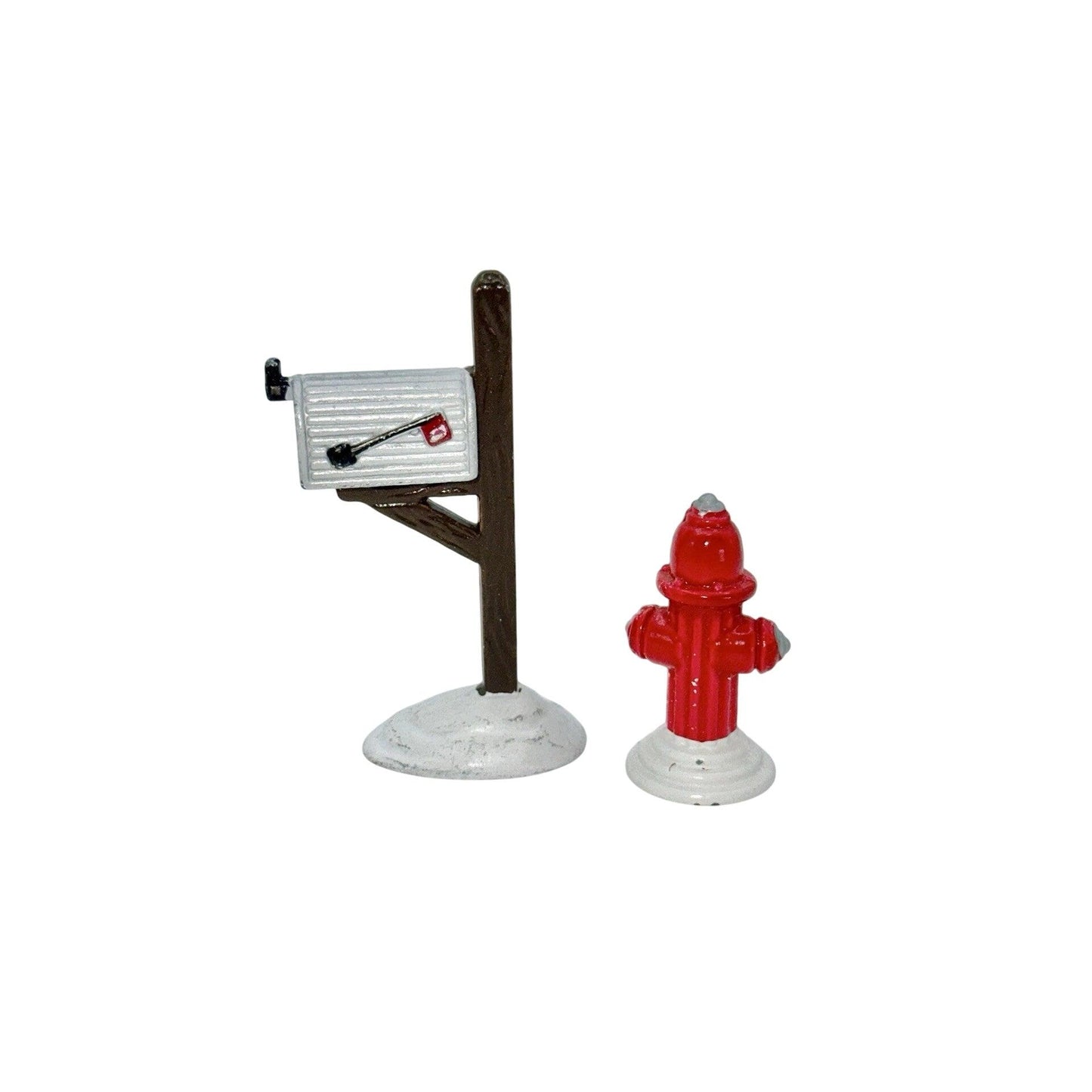 Vintage Mail Box / Fire Hydrant Set of 2 Department 56 1321174 Image3