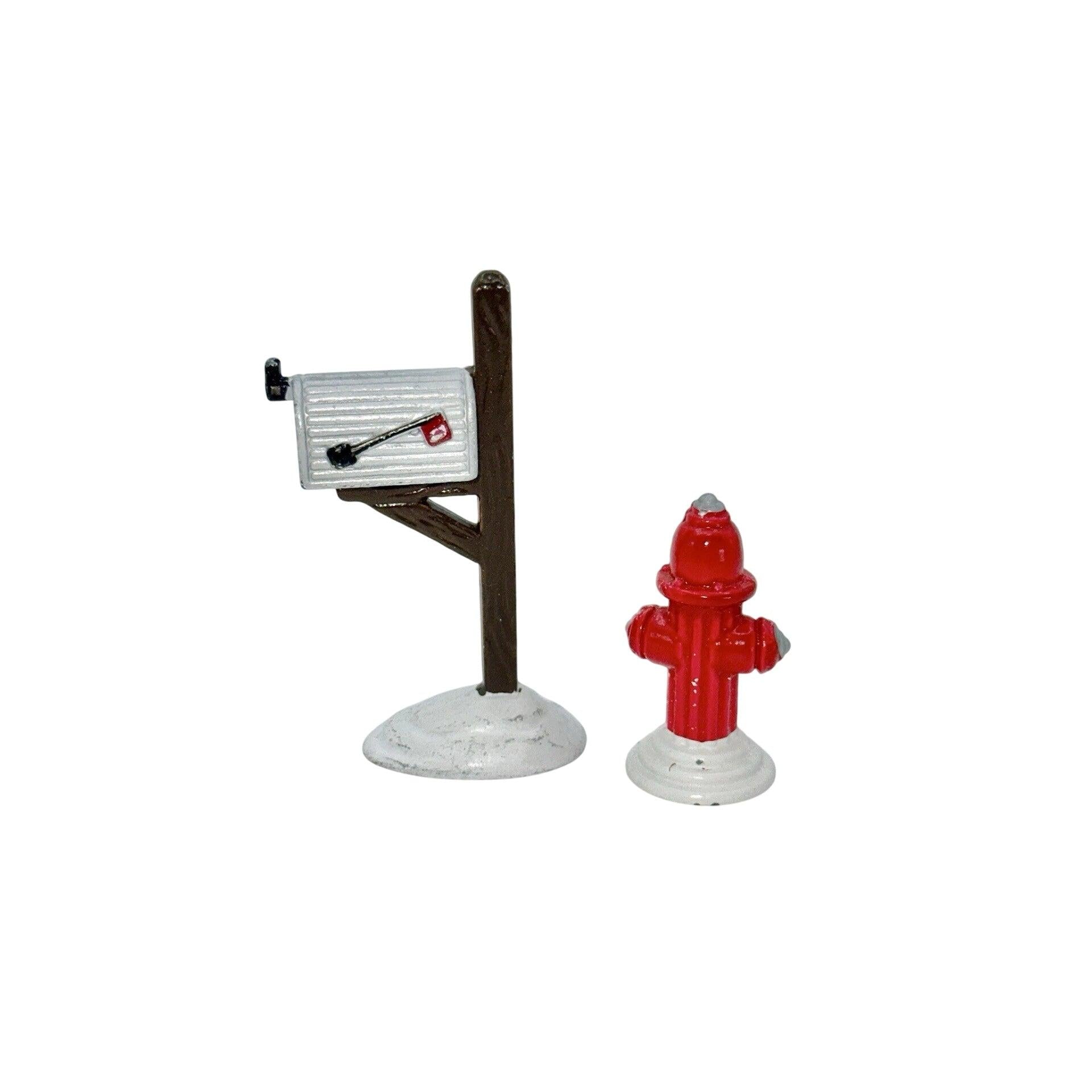 Vintage Mail Box / Fire Hydrant Set of 2 Department 56 1321174 Image3